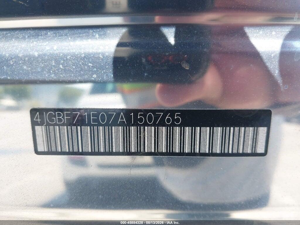 4JGBF71E07A150765 2007 MERCEDES-BENZ GL 450 photo no. 9