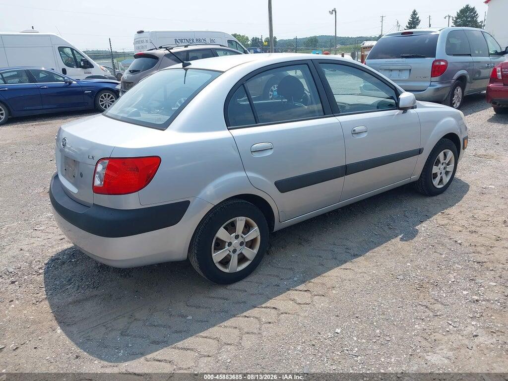 KNADE123776212768 2007 KIA RIO photo no. 4