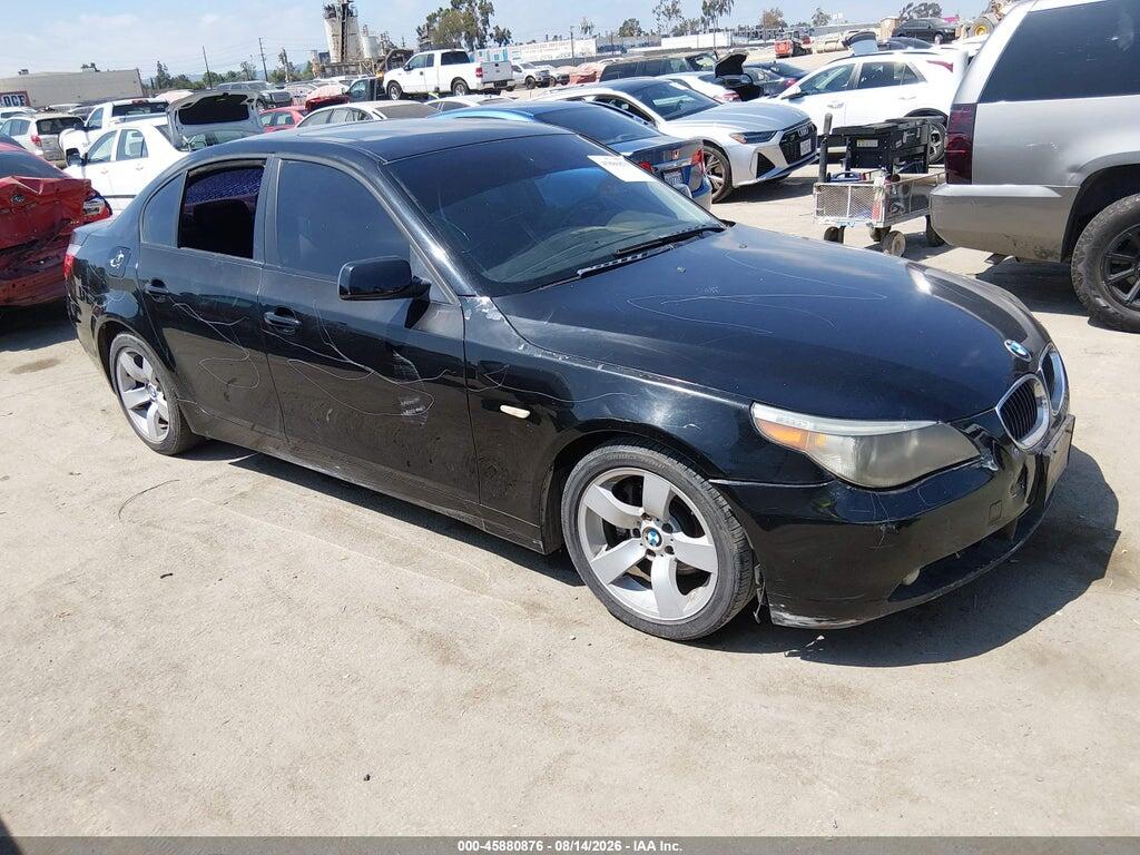 2007 BMW 525I WBANE535X7CW63707