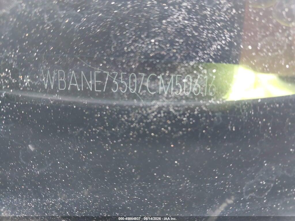 WBANE73507CM50616 2007 BMW 530I photo no. 9