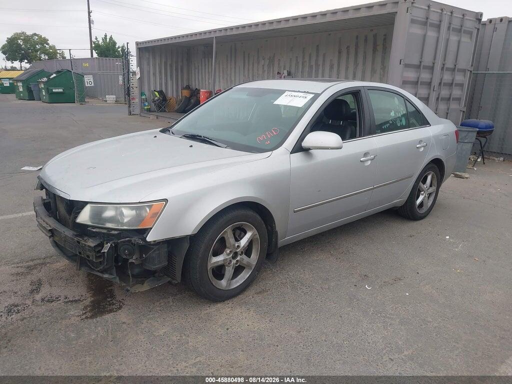 5NPEU46F68H385608 2008 HYUNDAI SONATA photo no. 2