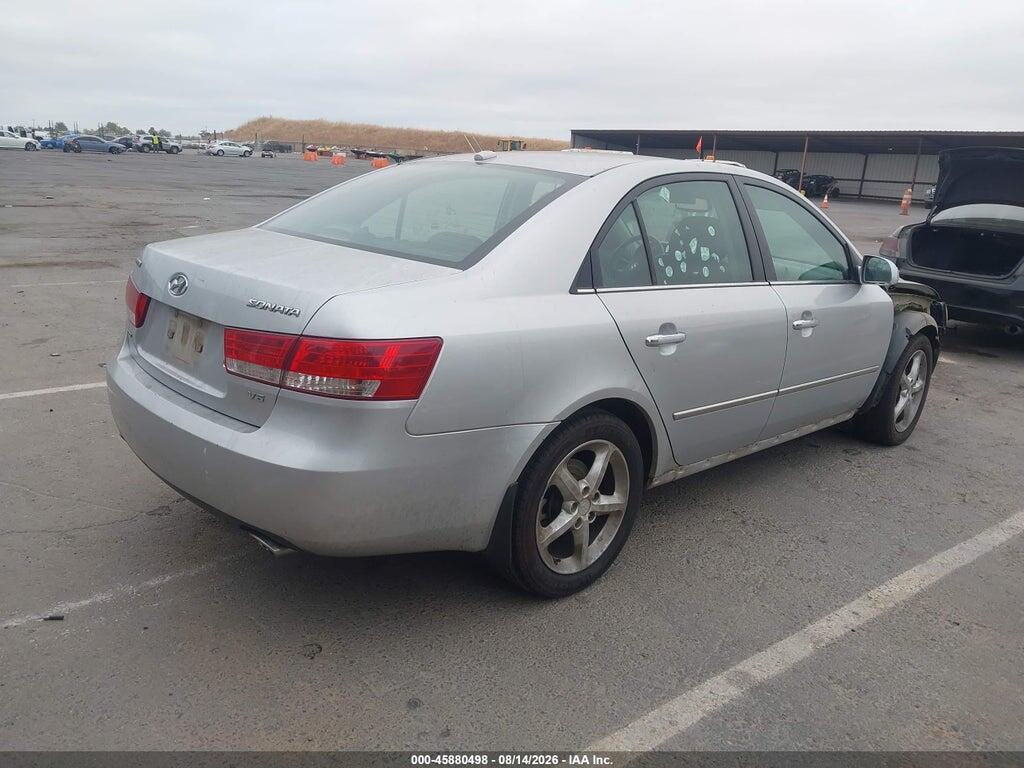 5NPEU46F68H385608 2008 HYUNDAI SONATA photo no. 4
