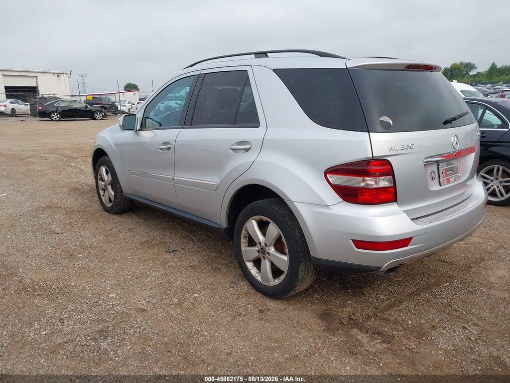 4JGBB86E59A529192 2009 MERCEDES-BENZ ML 350 photo no. 3