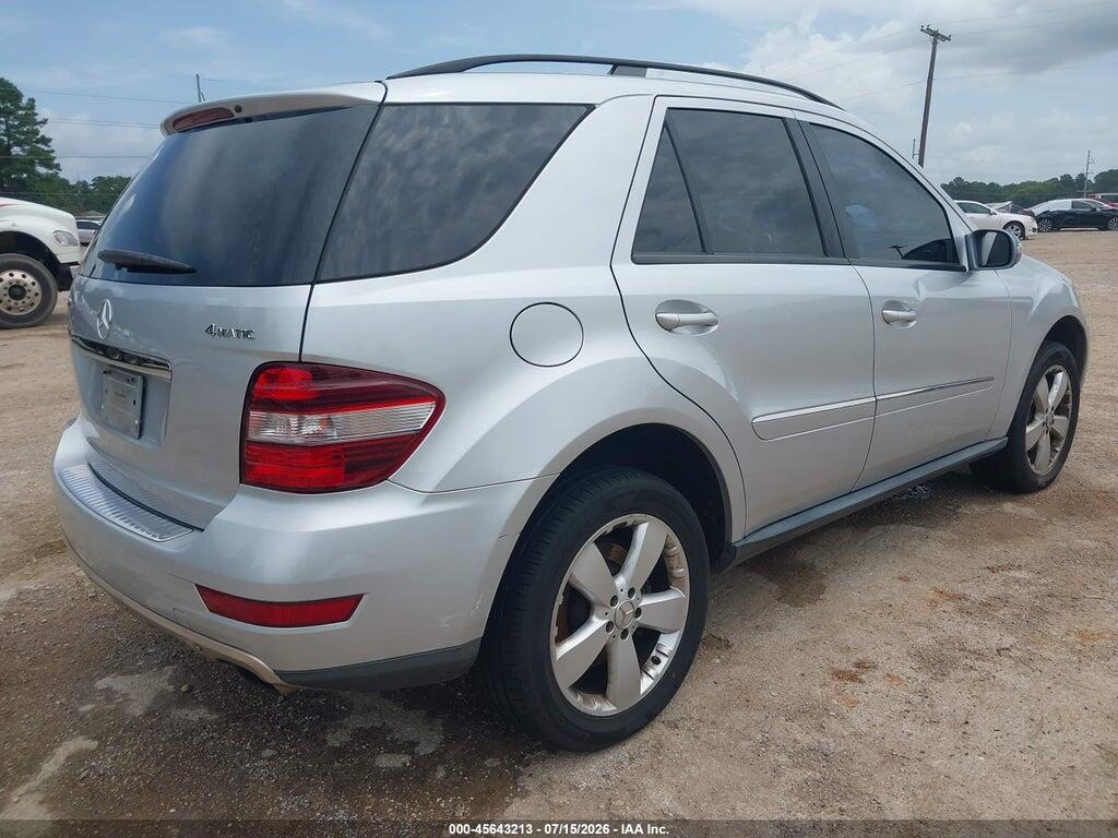 4JGBB86E69A457287 2009 MERCEDES-BENZ ML 350 photo no. 4