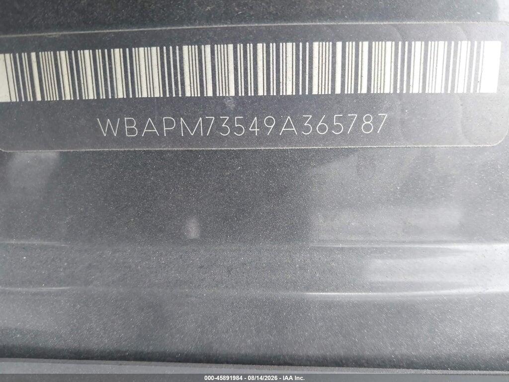 WBAPM73549A365787 2009 BMW 335I photo no. 9