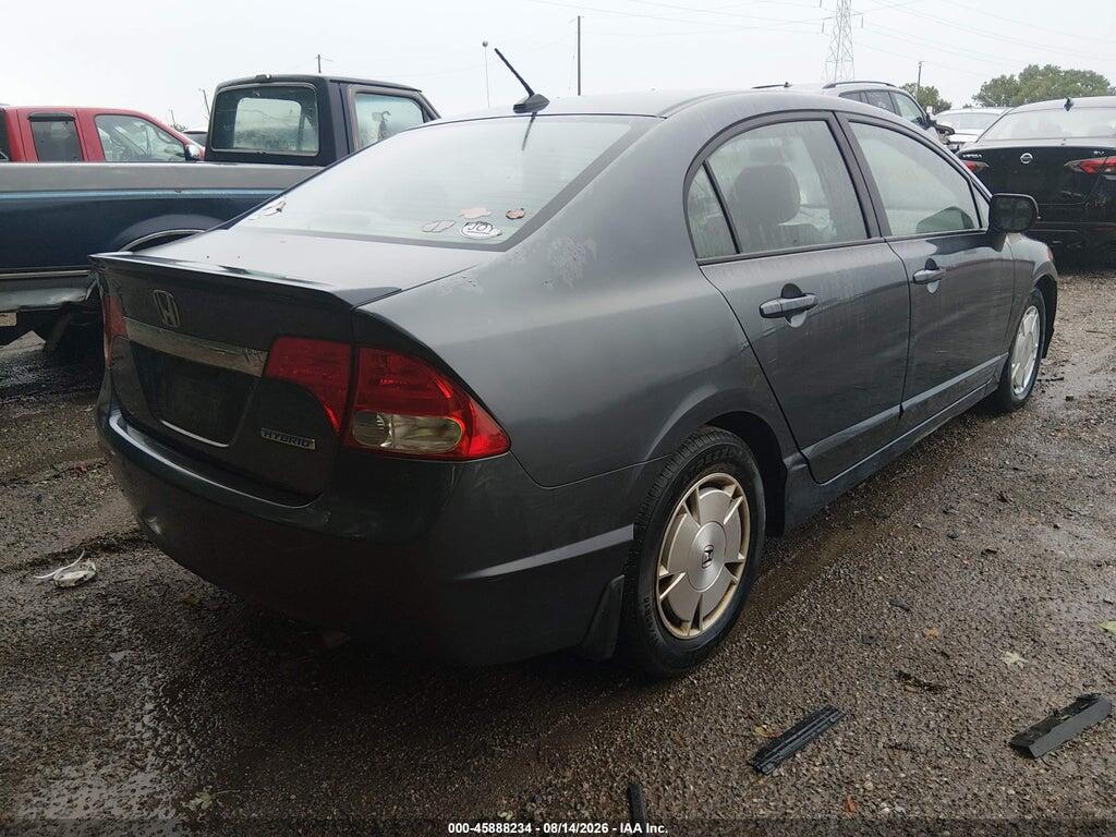 JHMFA362X9S000508 2009 HONDA CIVIC HYBRID photo no. 4