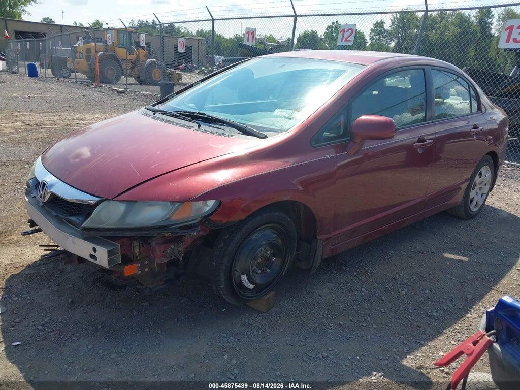 2HGFA16549H360348 2009 HONDA CIVIC photo no. 2