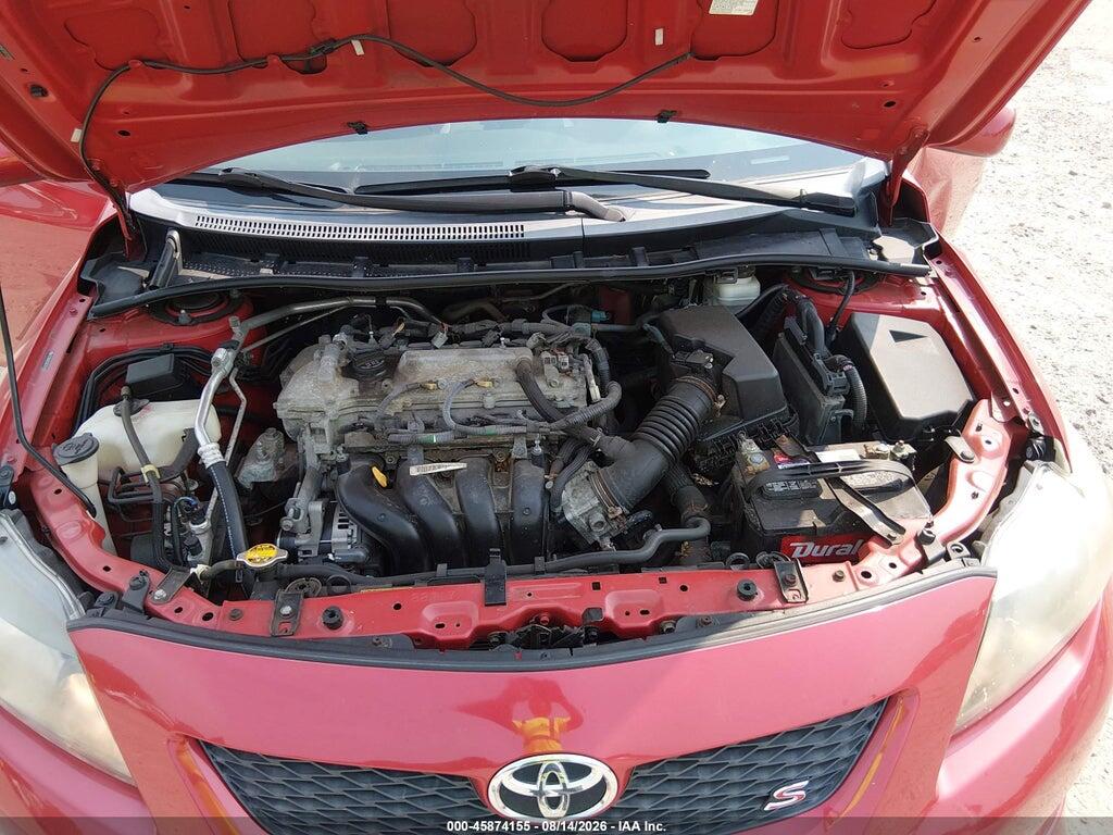 2T1BU40E59C132190 2009 TOYOTA COROLLA photo no. 10