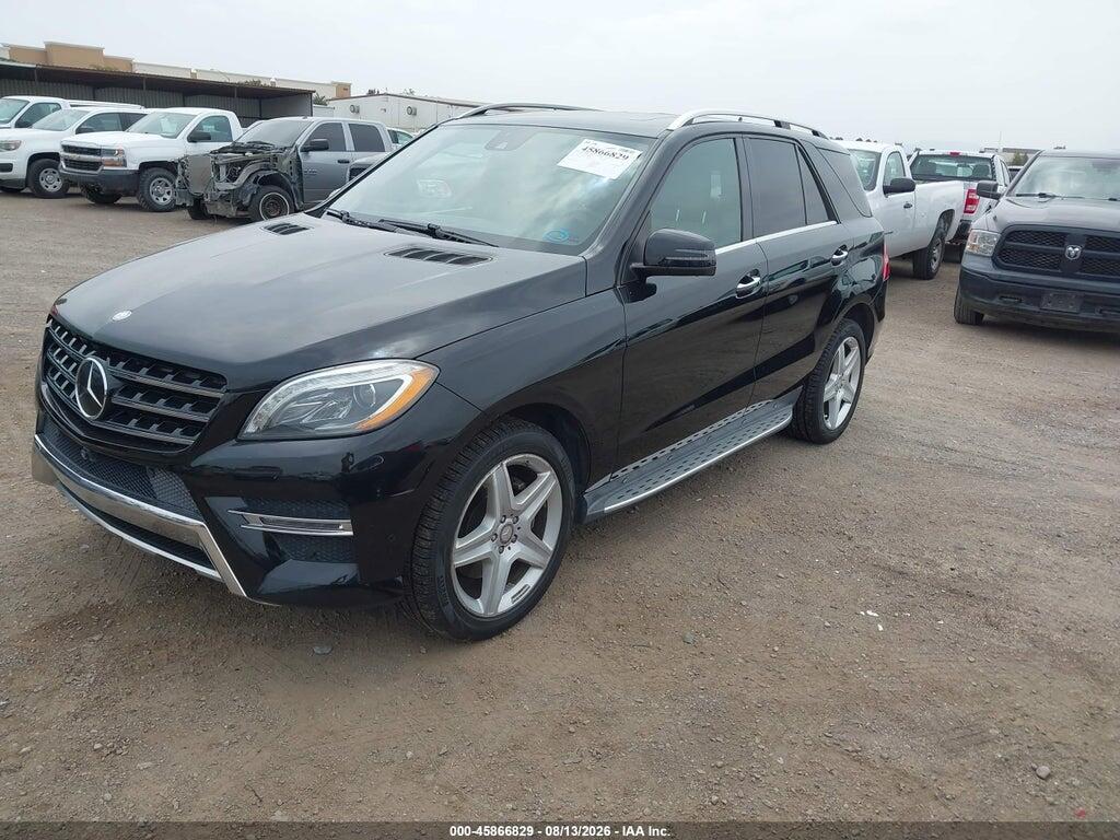 4JGDA5GB1FA535534 2015 MERCEDES-BENZ ML 400 photo no. 2