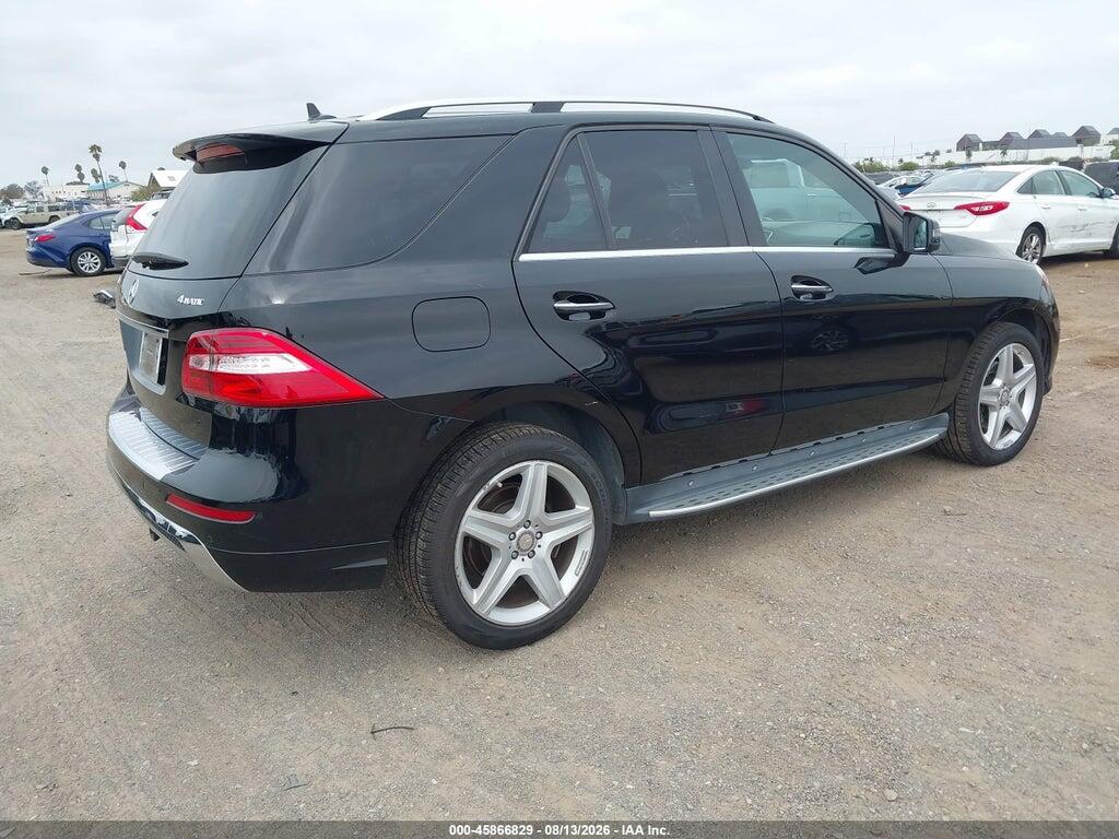 4JGDA5GB1FA535534 2015 MERCEDES-BENZ ML 400 photo no. 4