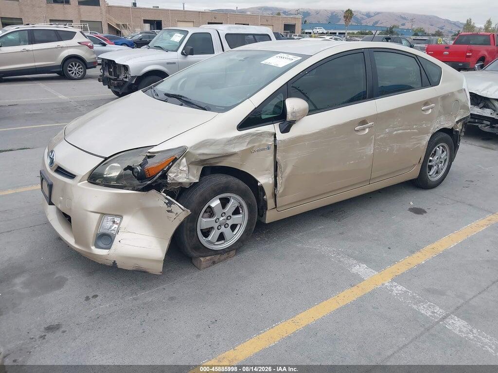 JTDKN3DU0A1052605 2010 TOYOTA PRIUS photo no. 2