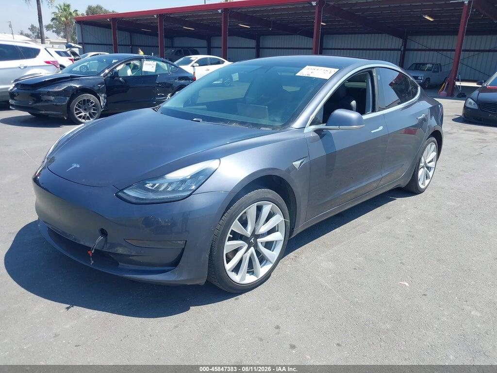 5YJ3E1EA9JF023916 2018 TESLA MODEL 3 photo no. 2