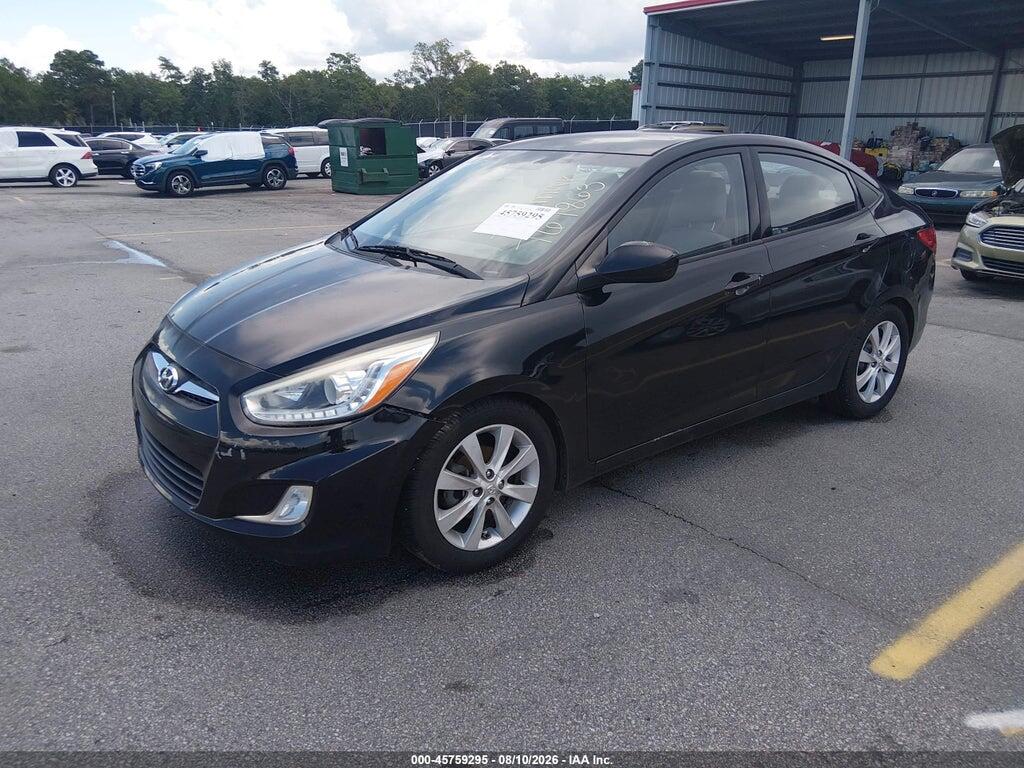 KMHCU4AE0EU767863 2014 HYUNDAI ACCENT photo no. 2