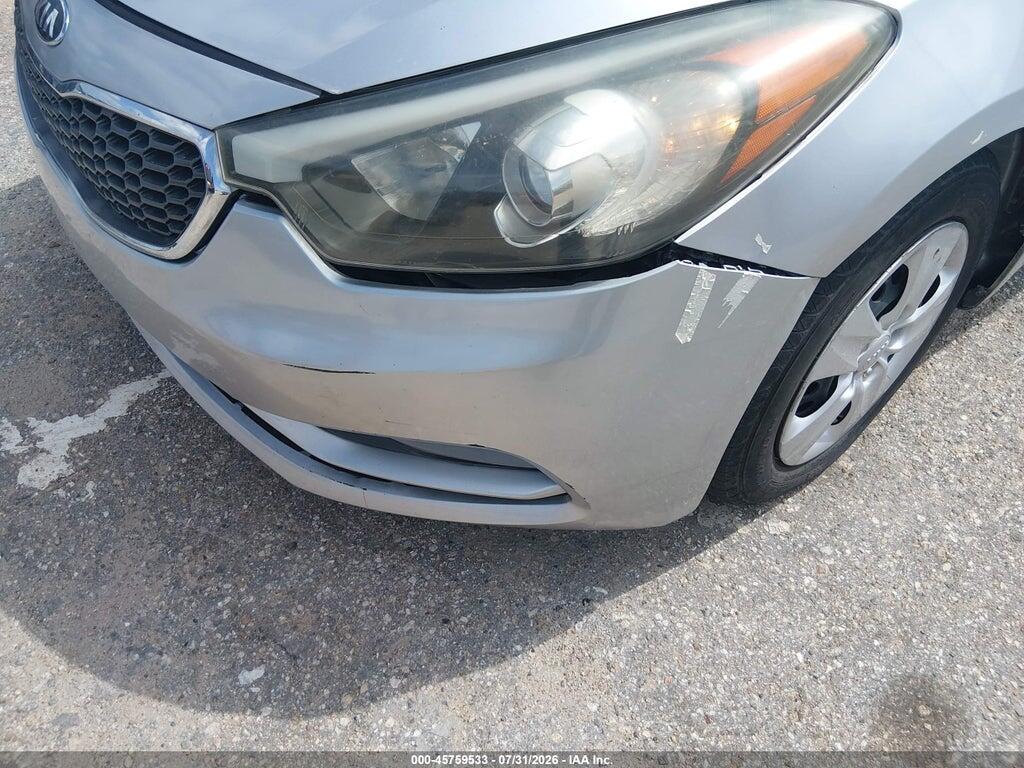 KNAFK4A60G5521647 2016 KIA FORTE photo no. 12