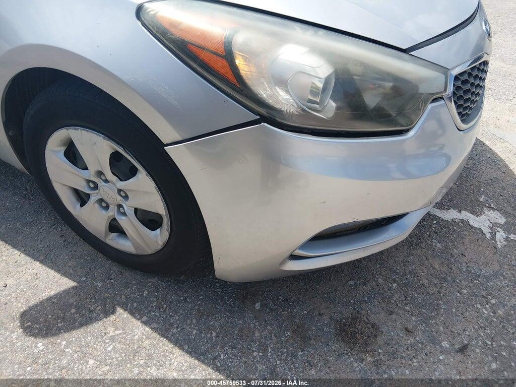 KNAFK4A60G5521647 2016 KIA FORTE photo no. 6