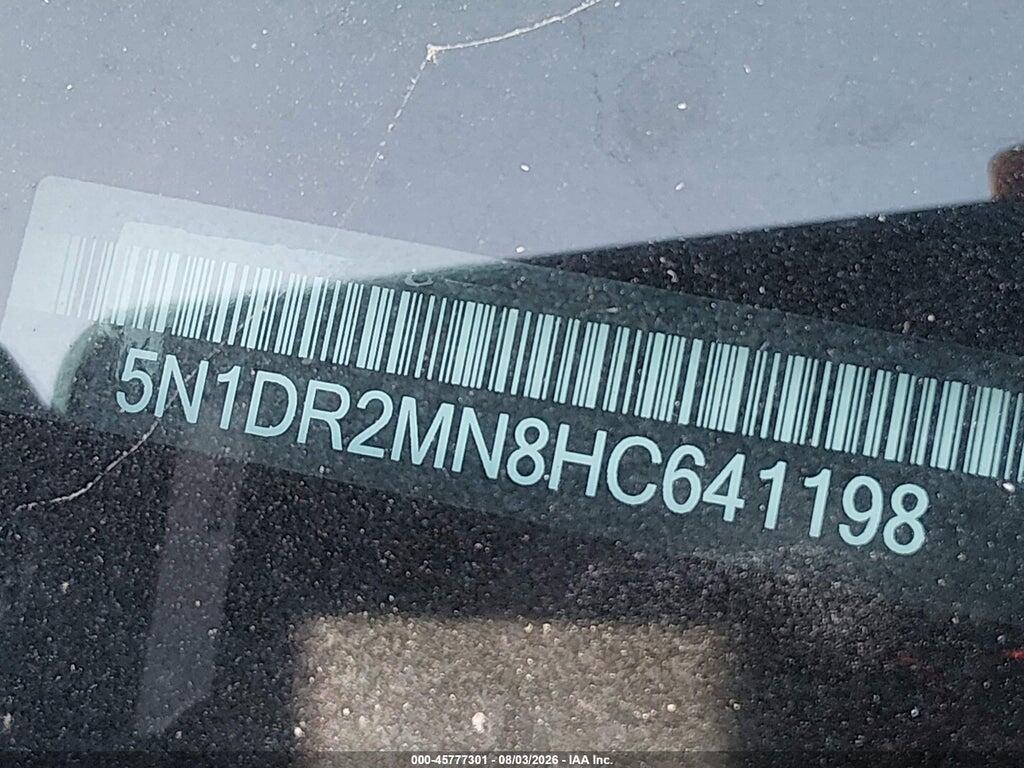 5N1DR2MN8HC641198 2017 NISSAN PATHFINDER photo no. 9