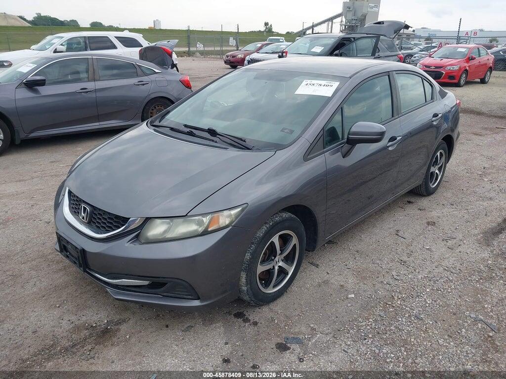 19XFB2F70FE100281 2015 HONDA CIVIC photo no. 2