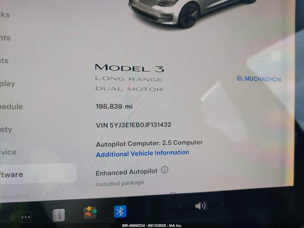 5YJ3E1EB0JF131432 2018 TESLA MODEL 3 photo no. 7