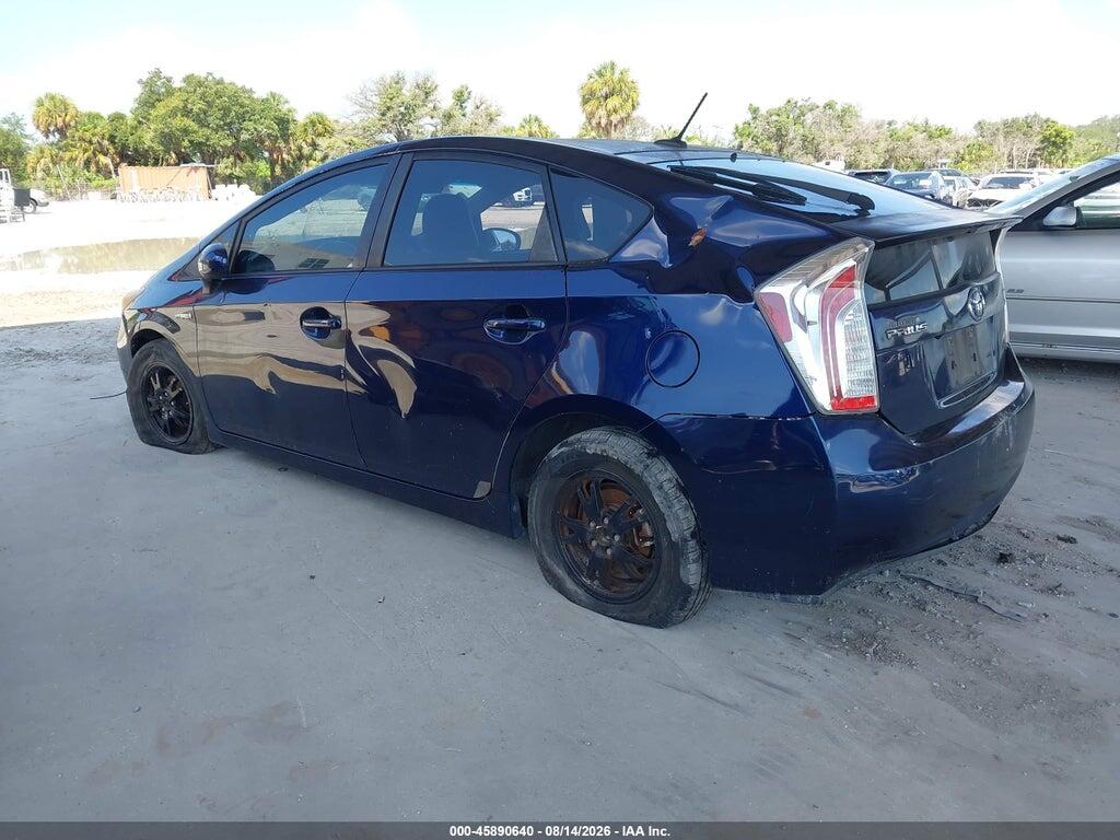 JTDKN3DU0E0381137 2014 TOYOTA PRIUS photo no. 3