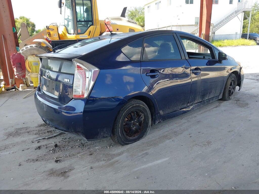 JTDKN3DU0E0381137 2014 TOYOTA PRIUS photo no. 4