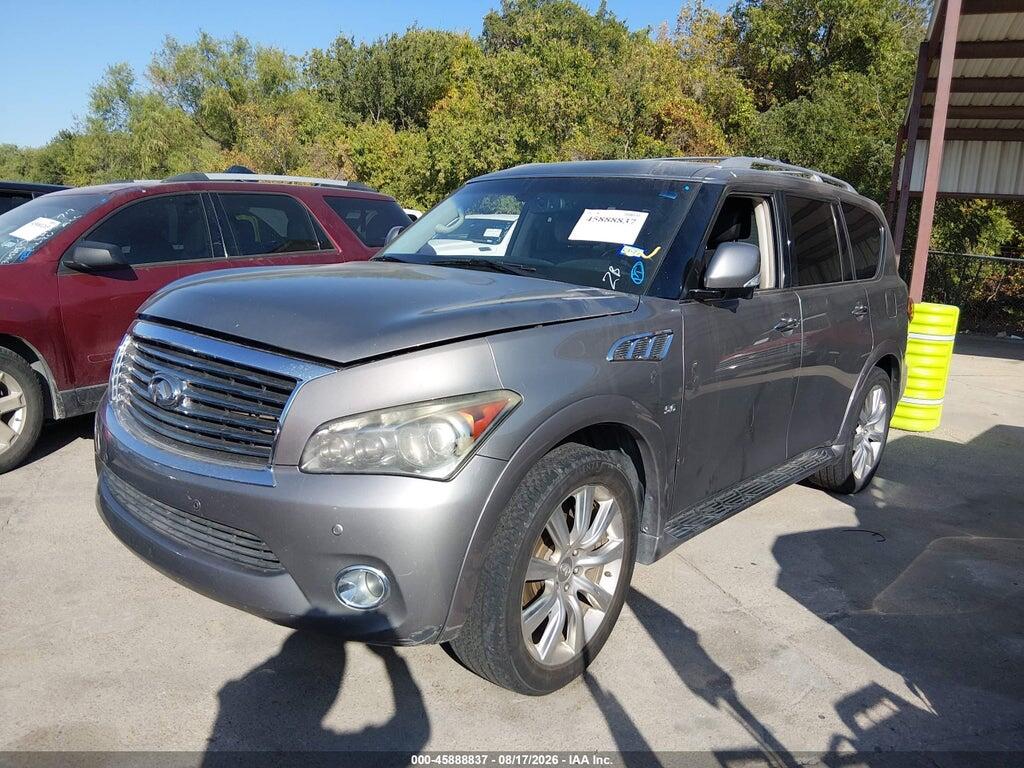 JN8AZ2ND6E9750298 2014 INFINITI QX80 photo no. 2