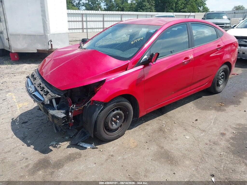 KMHCT4AE8EU617714 2014 HYUNDAI ACCENT photo no. 2