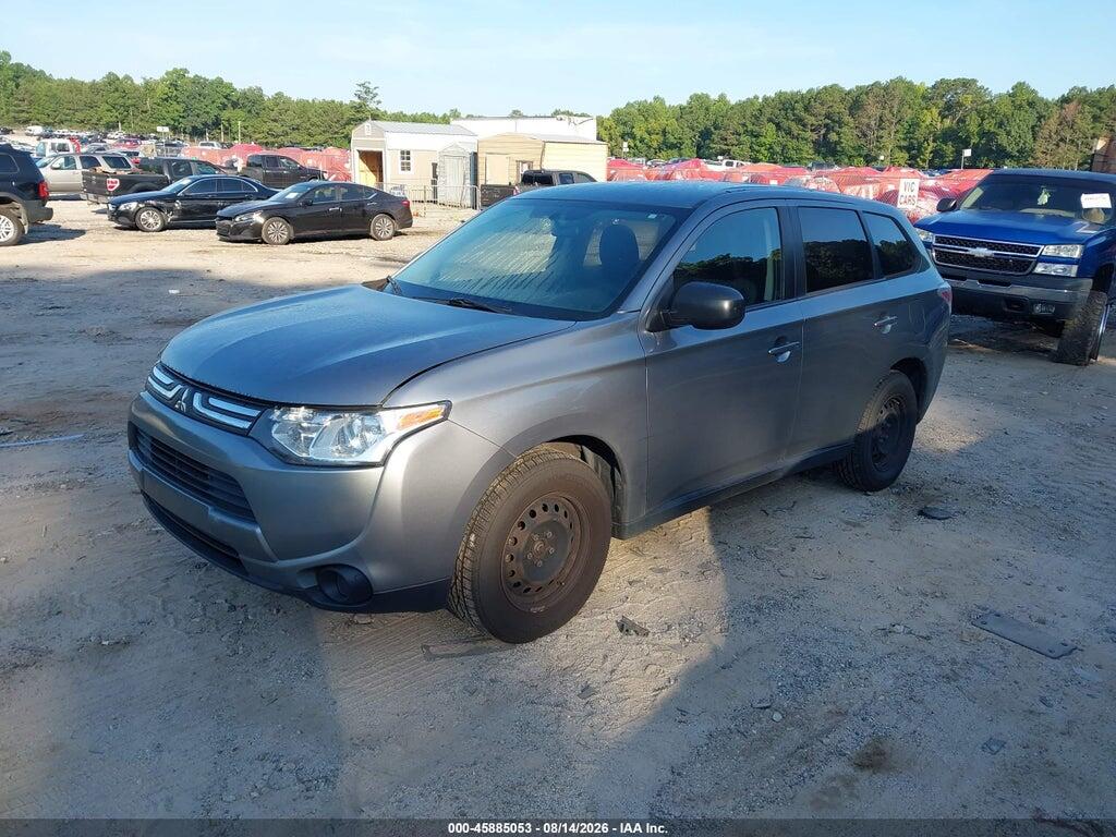 JA4AD2A37EZ002760 2014 MITSUBISHI OUTLANDER photo no. 2