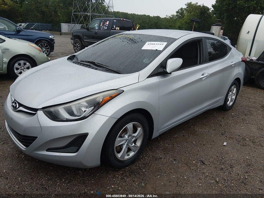 5NPDH4AEXEH506456 2014 HYUNDAI ELANTRA photo no. 2