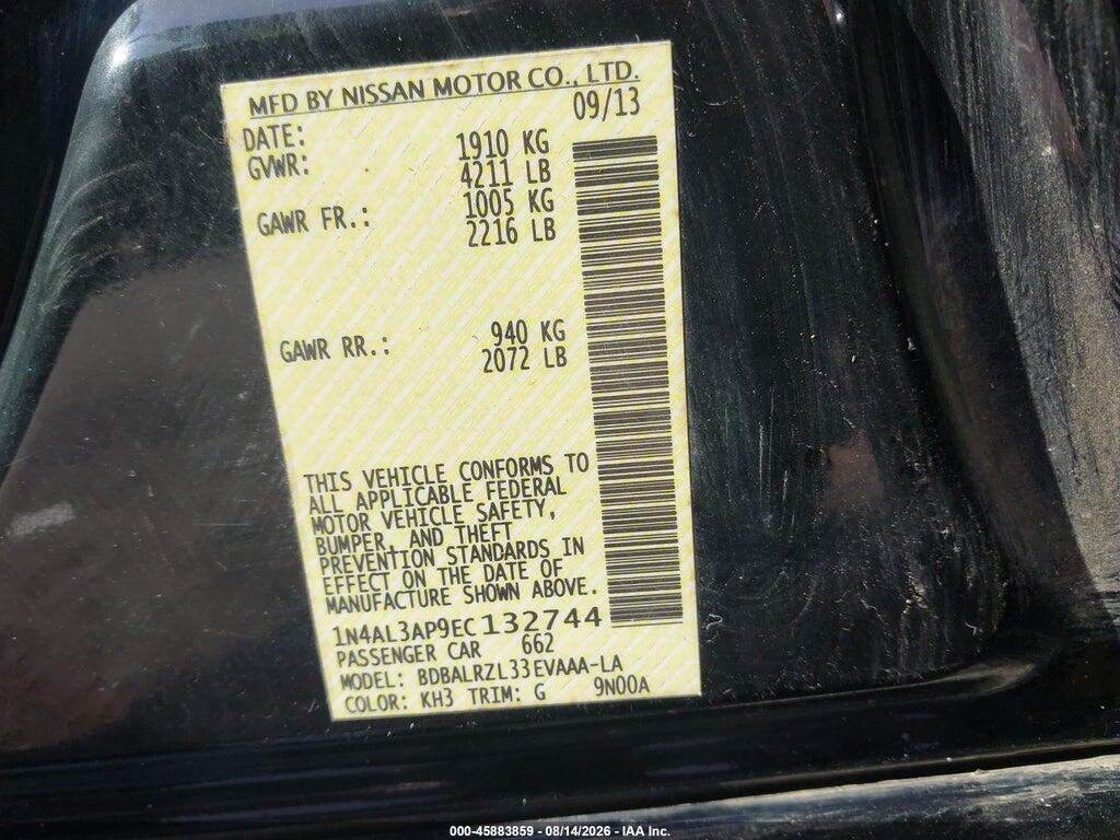 1N4AL3AP9EC132744 2014 NISSAN ALTIMA photo no. 9