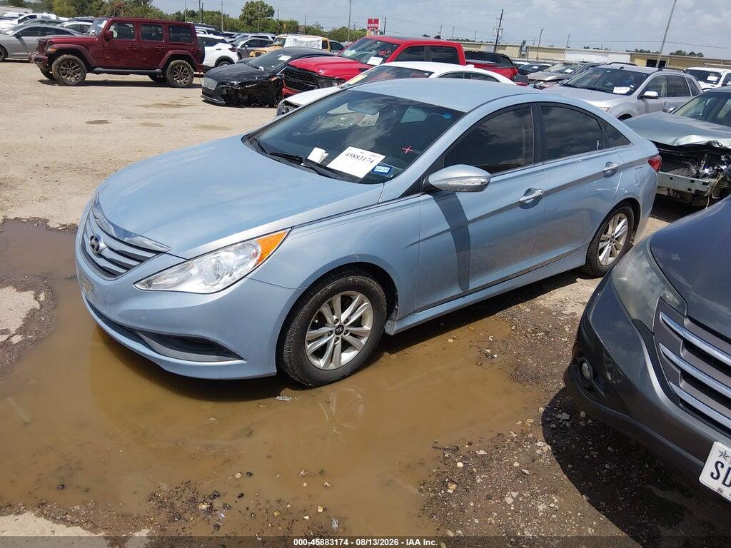 5NPEB4AC9EH844452 2014 HYUNDAI SONATA photo no. 2