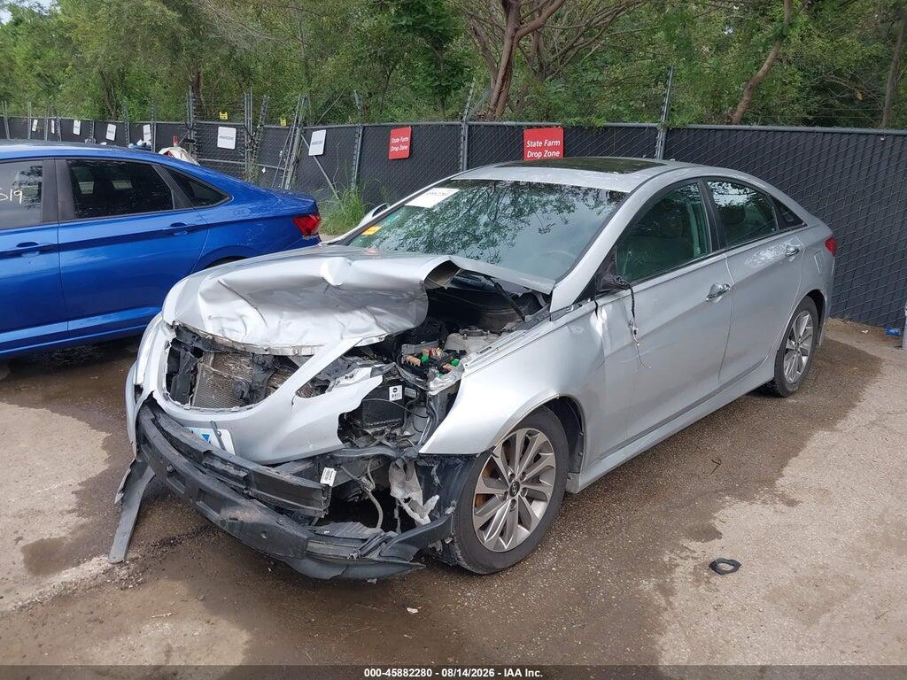 5NPEC4AC7EH857858 2014 HYUNDAI SONATA photo no. 2