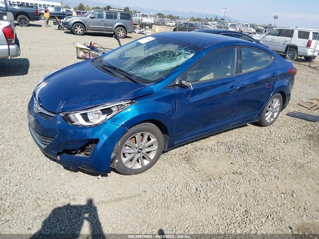 KMHDH4AE2EU064242 2014 HYUNDAI ELANTRA photo no. 2