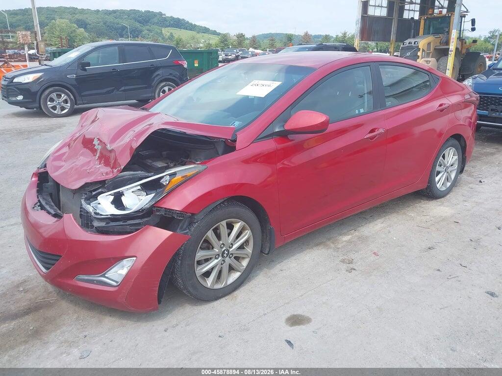 KMHDH4AE1EU109817 2014 HYUNDAI ELANTRA photo no. 2
