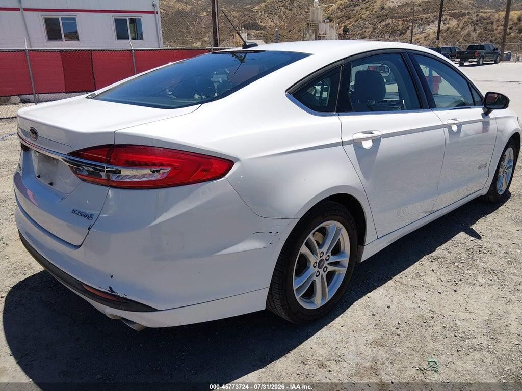 3FA6P0UU0JR254608 2018 FORD FUSION HYBRID photo no. 4