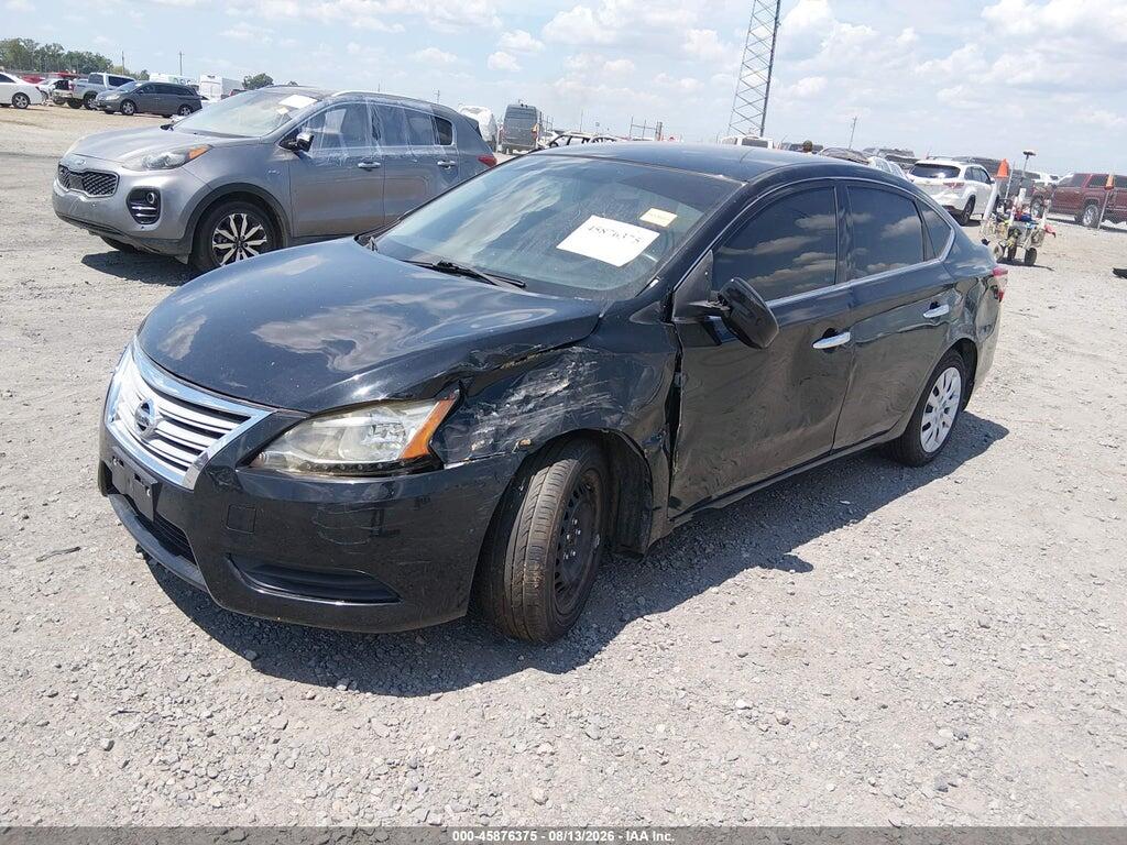 3N1AB7AP6EL666389 2014 NISSAN SENTRA photo no. 2