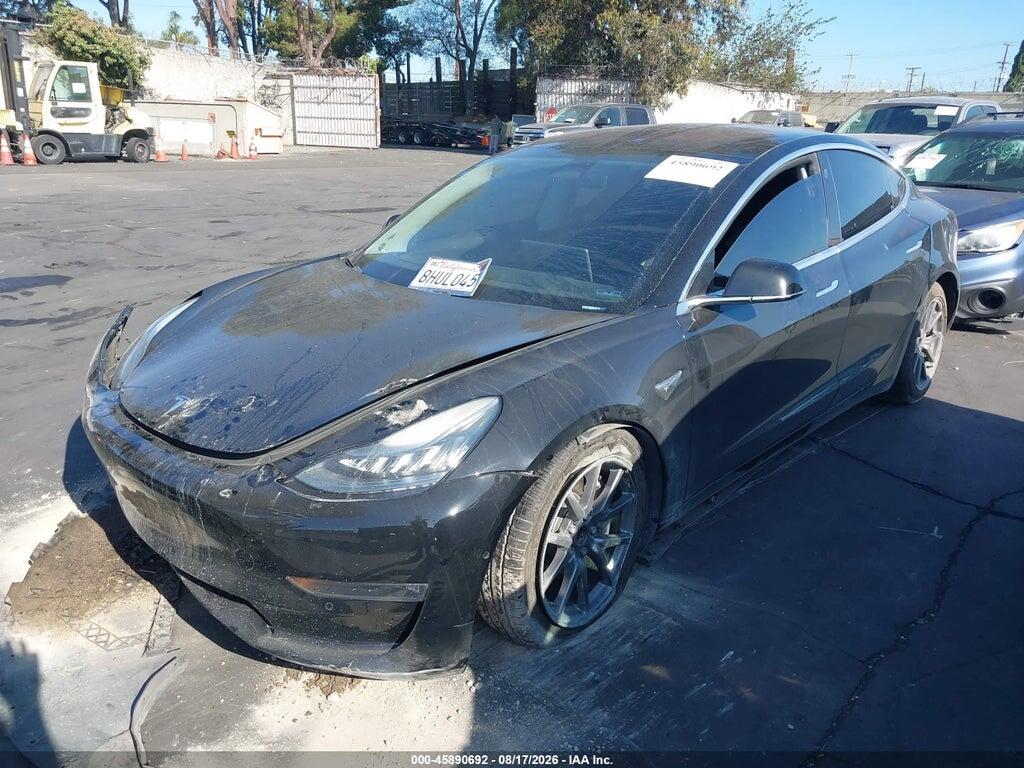 5YJ3E1EA2JF172037 2018 TESLA MODEL 3 photo no. 2