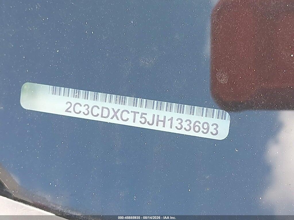 2C3CDXCT5JH133693 2018 DODGE CHARGER photo no. 9