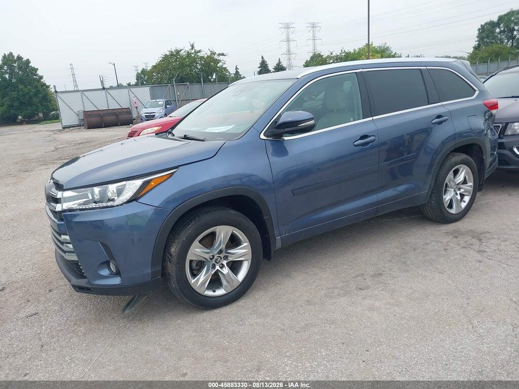 5TDDZRFH8JS889525 2018 TOYOTA HIGHLANDER photo no. 2