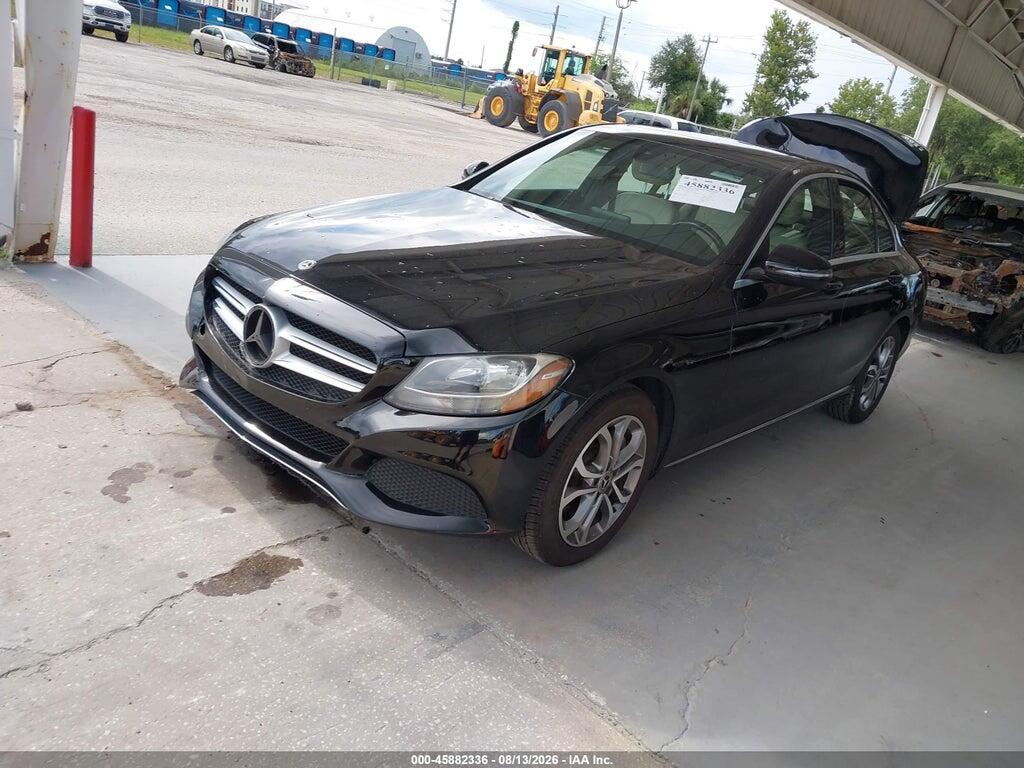 55SWF4JB1JU237355 2018 MERCEDES-BENZ C 300 photo no. 2