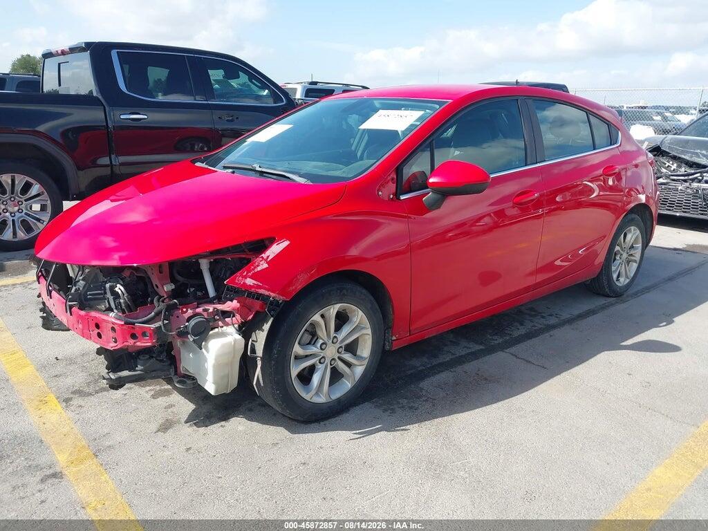 3G1BE6SM7KS600452 2019 CHEVROLET CRUZE photo no. 2