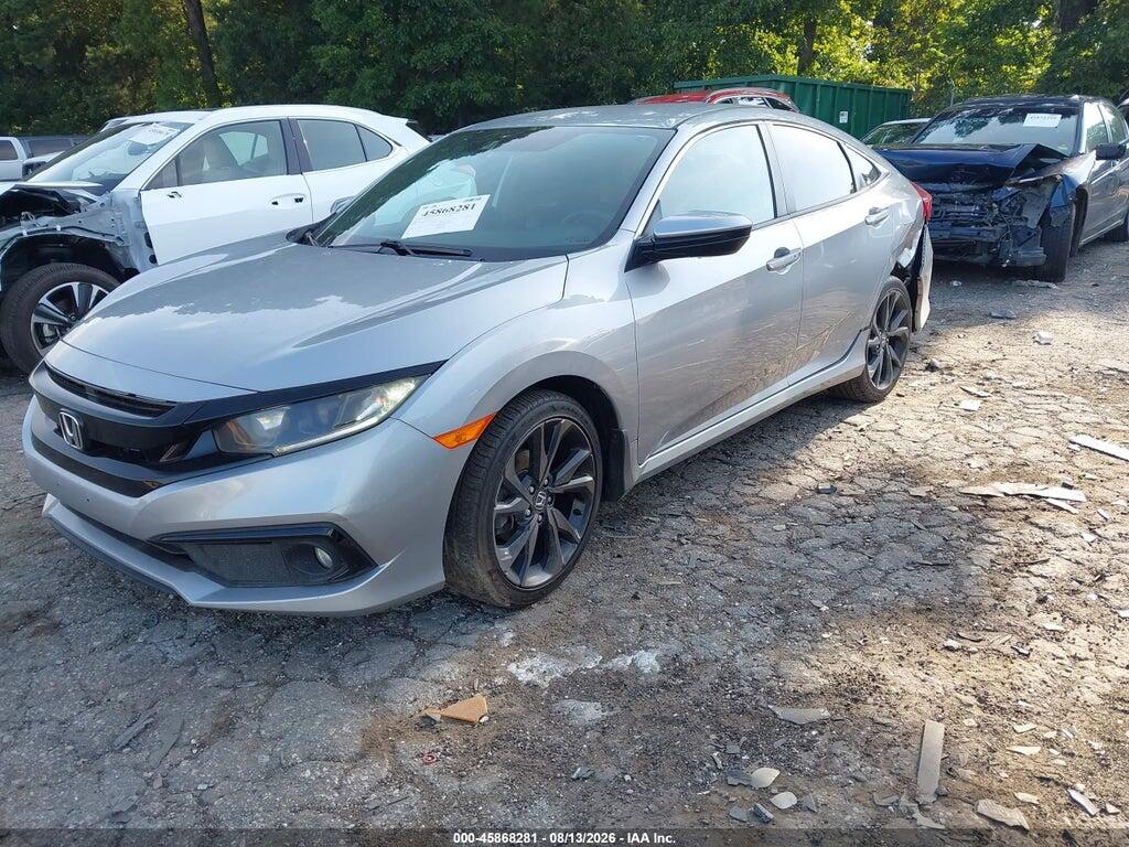 19XFC2E81KE007190 2019 HONDA CIVIC photo no. 2