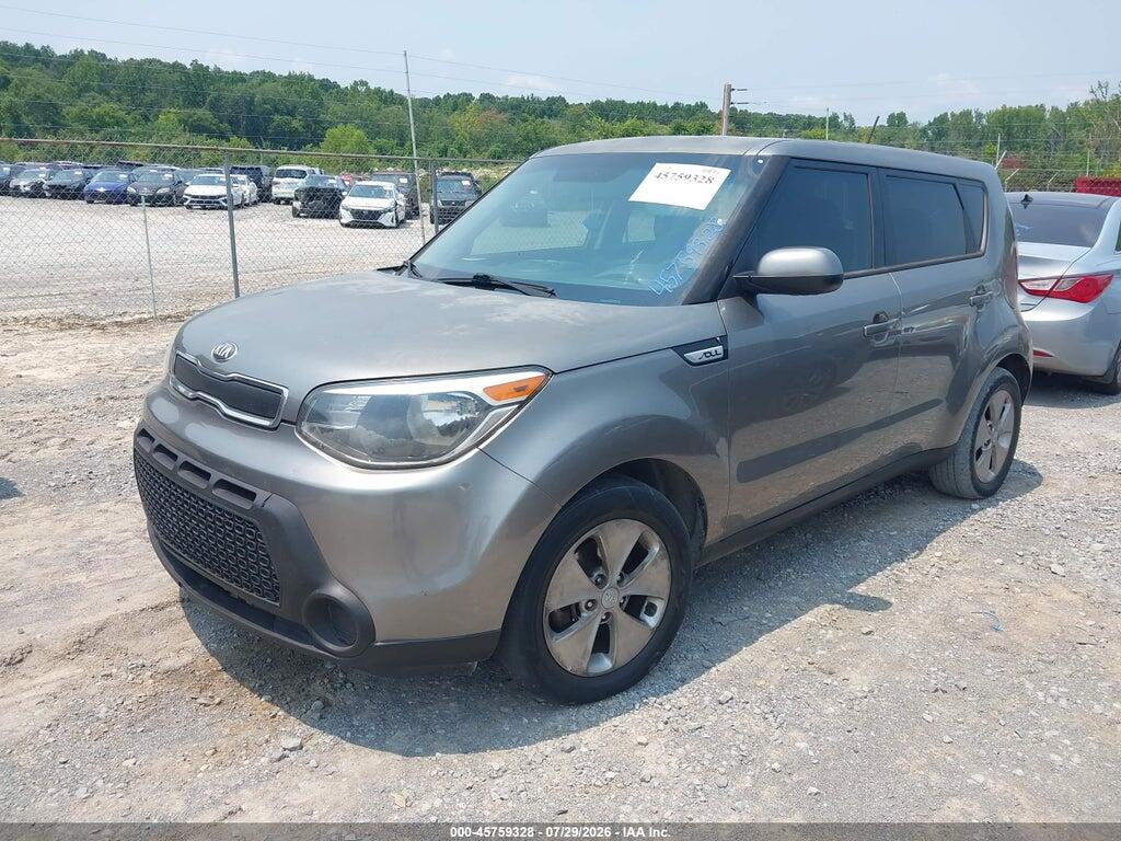 KNDJN2A25F7220364 2015 KIA SOUL photo no. 2