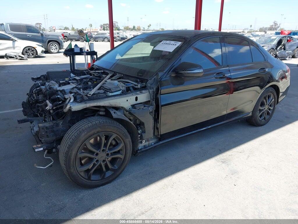 55SWF4JB5GU132911 2016 MERCEDES-BENZ C 300 photo no. 2