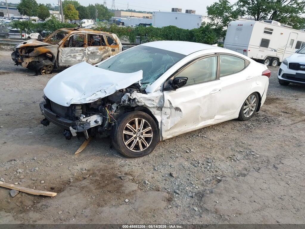 5NPDH4AE1GH729035 2016 HYUNDAI ELANTRA photo no. 2