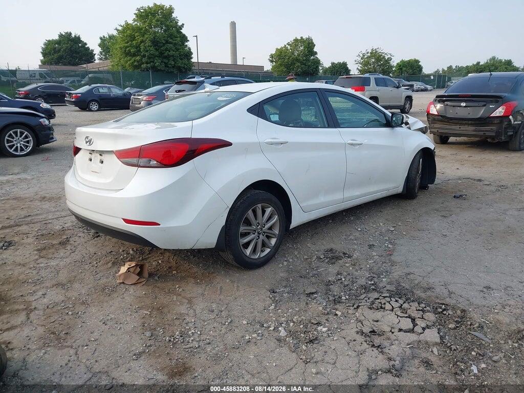 5NPDH4AE1GH729035 2016 HYUNDAI ELANTRA photo no. 4