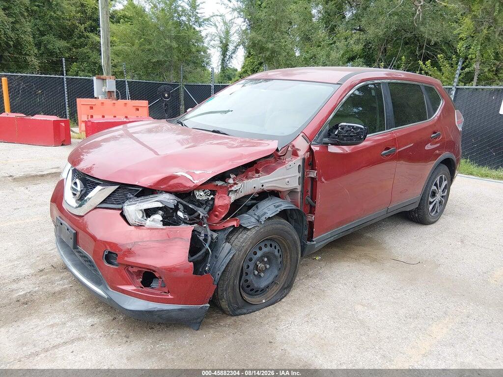 KNMAT2MV1GP717778 2016 NISSAN ROGUE photo no. 2