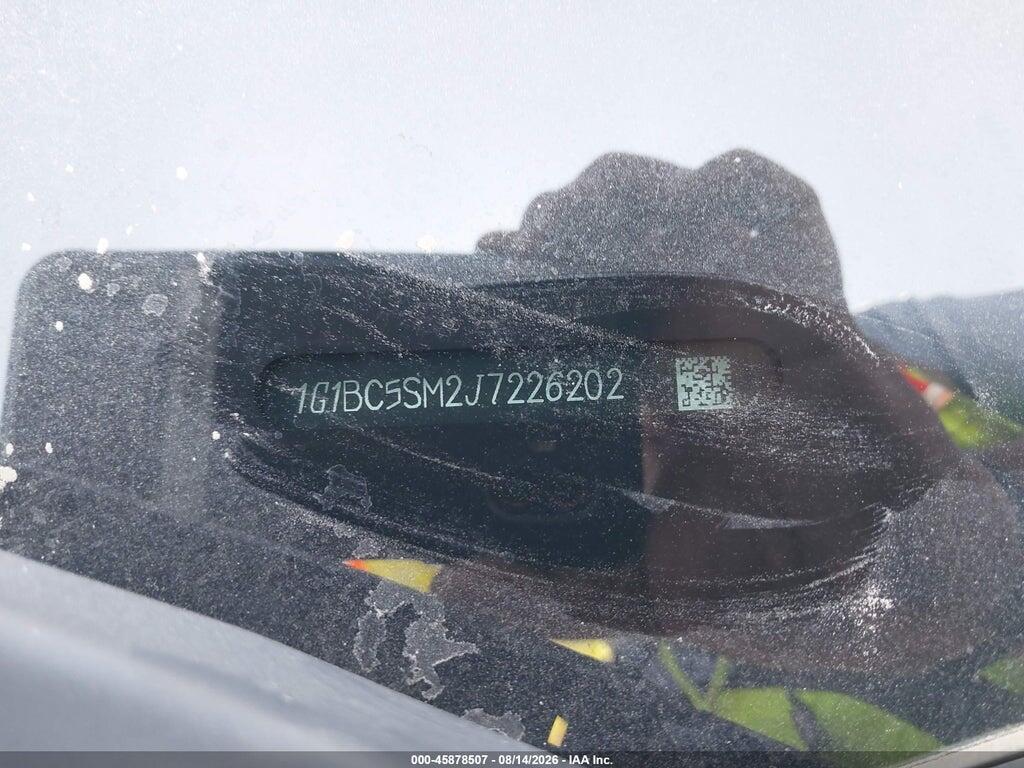 1G1BC5SM2J7226202 2018 CHEVROLET CRUZE photo no. 9