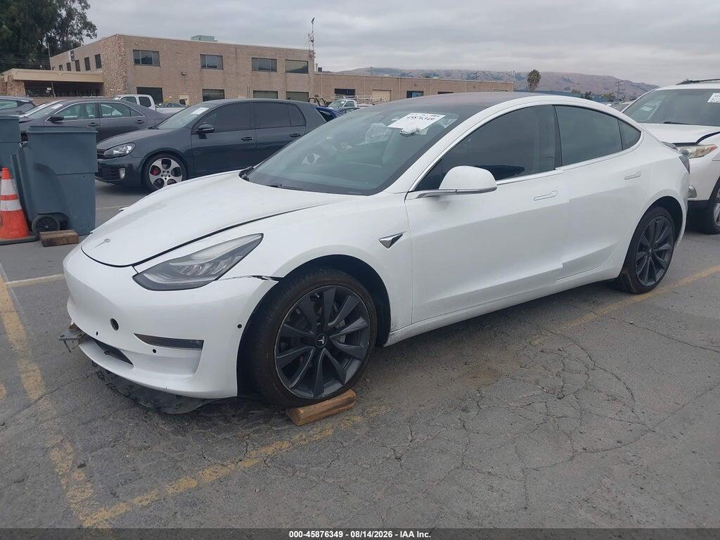 5YJ3E1EA7JF008332 2018 TESLA MODEL 3 photo no. 2