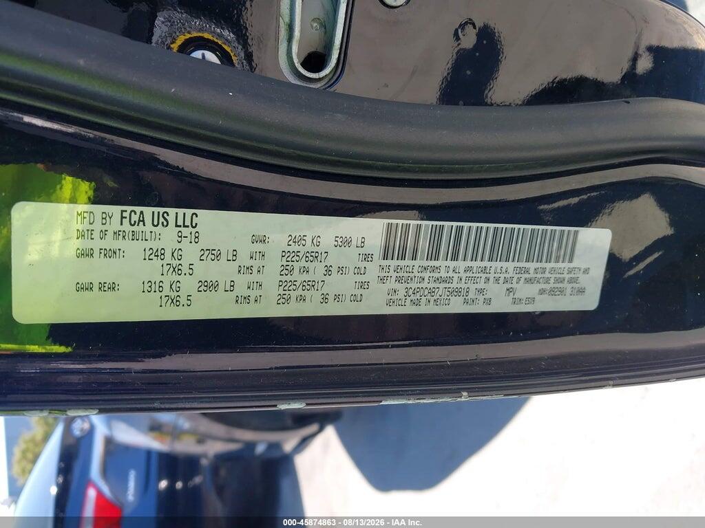 3C4PDCAB7JT509818 2018 DODGE JOURNEY photo no. 9