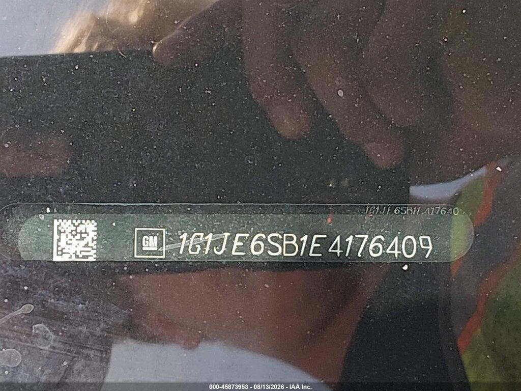 1G1JE6SB1E4176409 2014 CHEVROLET SONIC photo no. 9